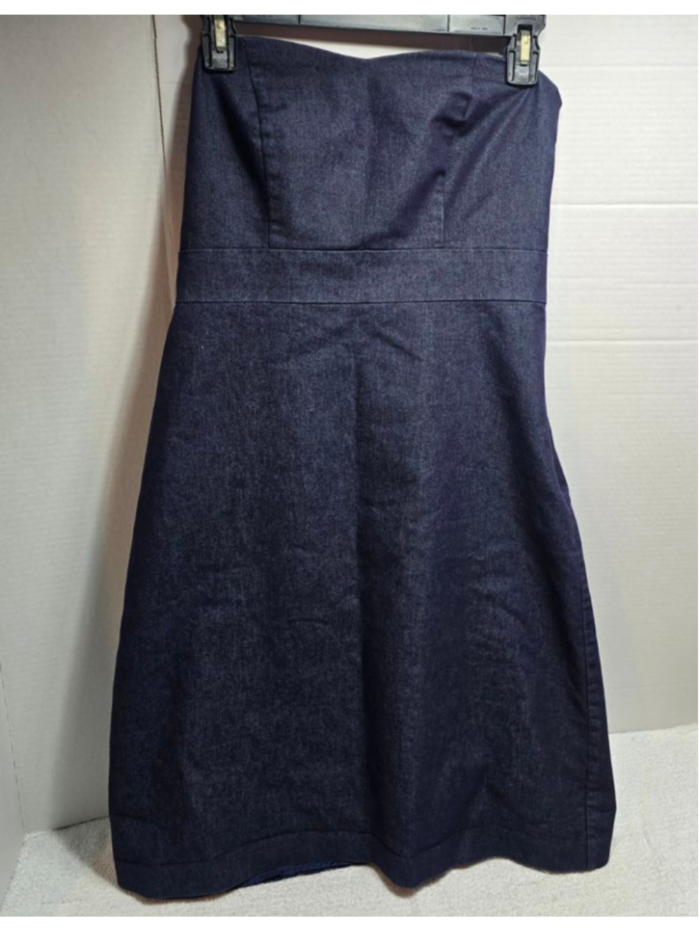 Women's Merona Blue Strapless Denim Dress Size 4